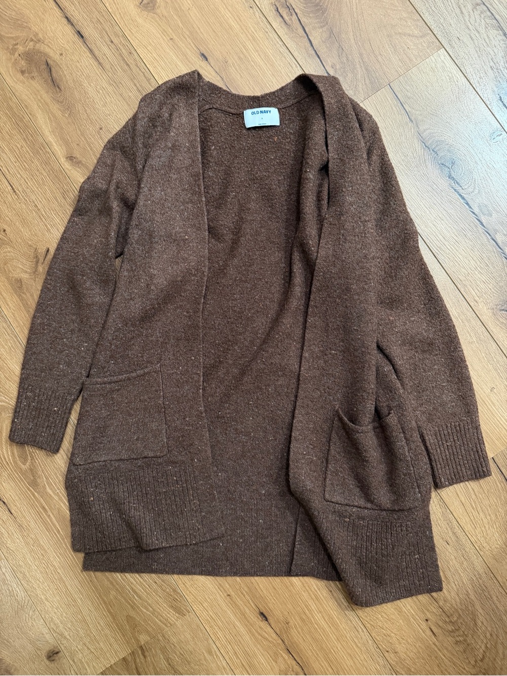 Old Navy Dark Brown Open-Front Women's Cardigan